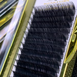 Seiden Wimpern Premium Schwarz C-Curl 0,07