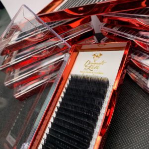 Seiden Wimpern Premium Schwarz C-Curl 0,10